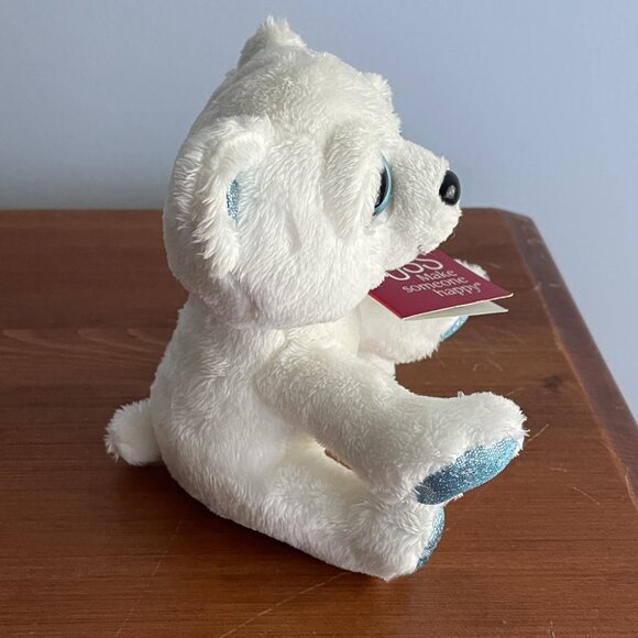 Russ Berrie Lil Peepers Icicle Polar Bear Plush - Picture 2 of 8